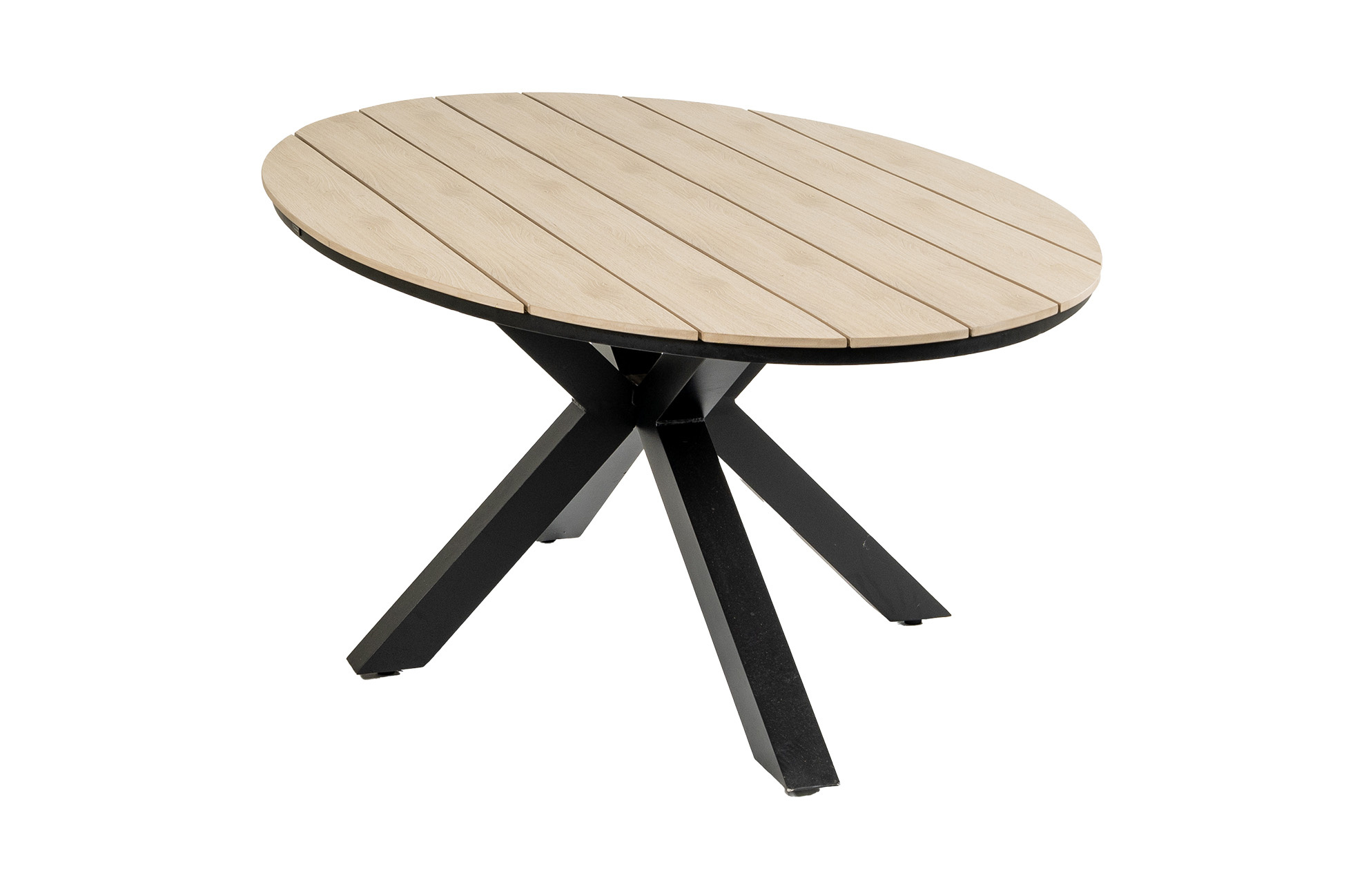 4 Seizoenen Tuinmeubelen Ovale tuintafel Cyprus 220cm | Wood | Polywood & Aluminium