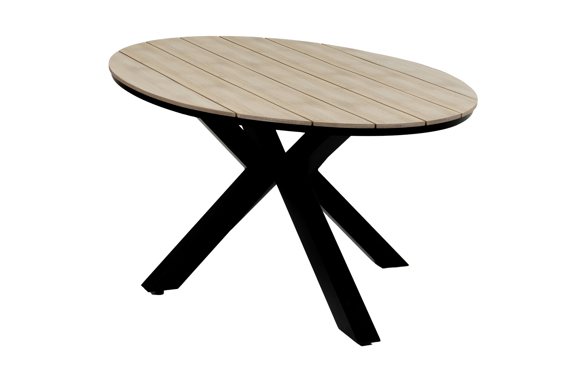 4 Seizoenen Tuinmeubelen Ovale tuintafel Cyprus 180cm | Wood | Polywood & Aluminium