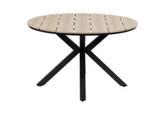 Ronde tuintafel Cyprus ø120cm | Polywood & Aluminium
