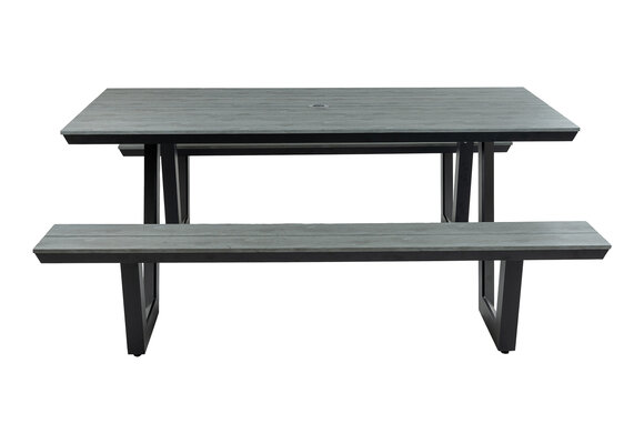 Picknicktafel Coffee Bay | Grey | Aluminium & Polywood