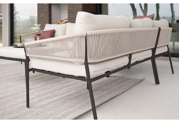 Hocker Elvira | Black & Beige