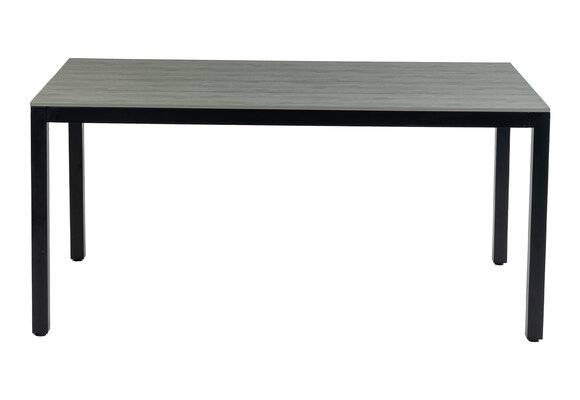 Tuintafel Cyprus 160x90cm | Grey | Polywood & Aluminium