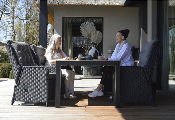 Dublin tuinstoel verstelbaar | Black + Hocker 40x40 | Black