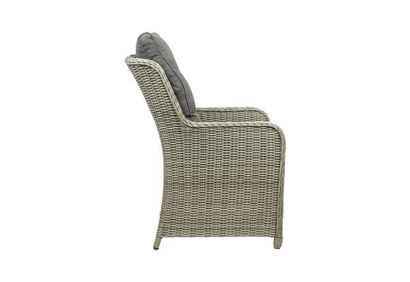 7-delige tuinset | 6 Dublin tuinstoelen (MG) | 240cm Ayra tuintafel (Teak)