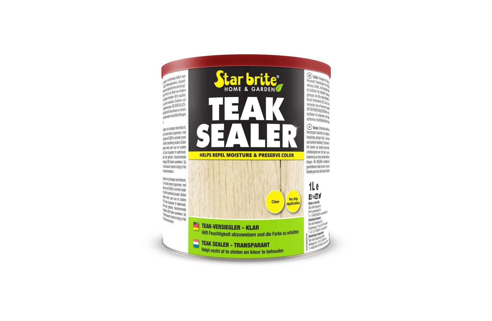 Star brite Home & Garden Teak sealer transparant | 473ml | Star Brite