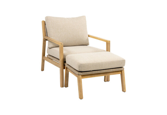 Loungestoel Felline | Naturel | Acaciahout