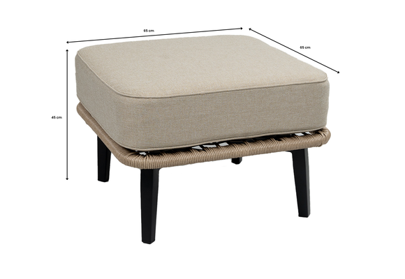 Isabel Loungestoel | Sand + Isabel Hocker Sand