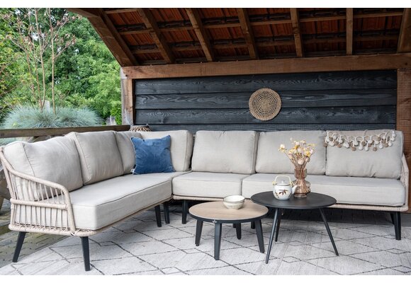 Middenelement Isabel | Sand/Black | Rope