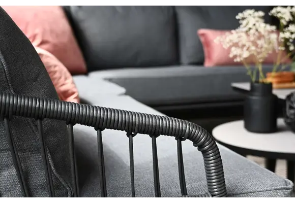 Middenelement Isabel | Black/Black | Rope