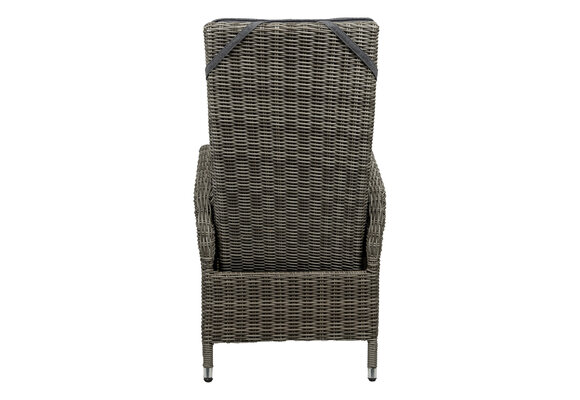 7-delige tuinset | 6 Kos verstelbare stoelen (AG) | 225cm Cyprus tuintafel (Grey)