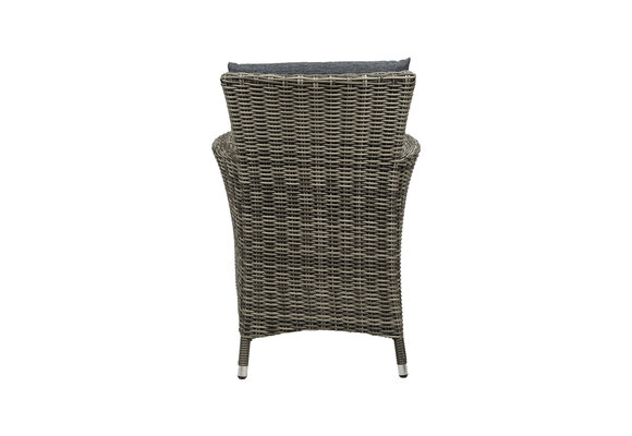 5-Delige tuinset | 4 Verone tuinstoelen Ash Grey | Tuintafel Dublin 145x85cm Ash Grey