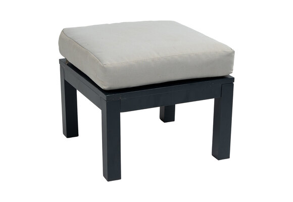Hocker Bezano | Matt Black/Off White | Aluminium
