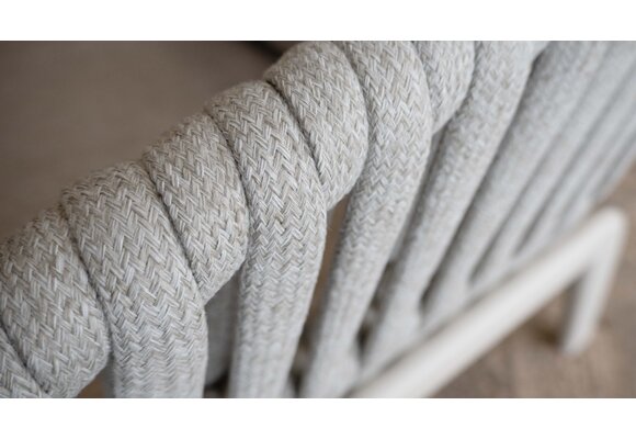 Loungebank Porto | 3-persoons | Naturel & Cream