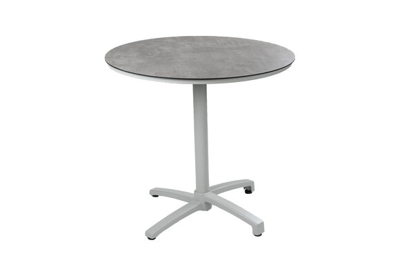 Inklapbare terrastafel Gent ø80cm | Sand Brown