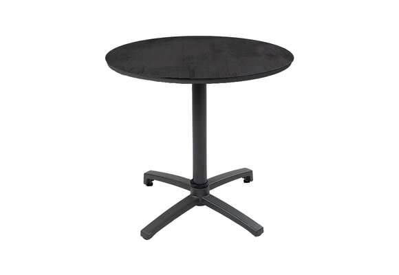 Inklapbare terrastafel Gent ø80cm | Black