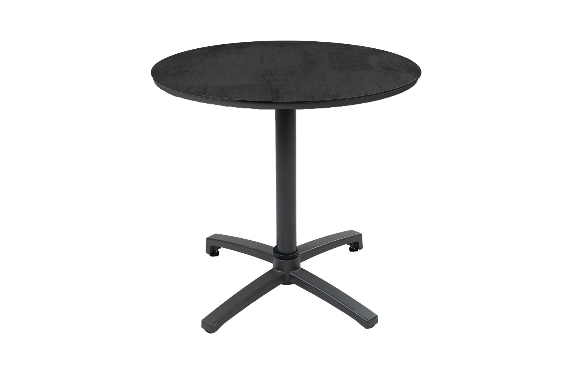 Normin Inklapbare terrastafel Gent ø80cm | Black