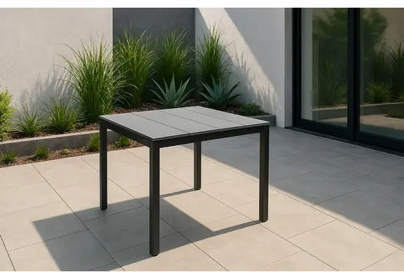 90x90 Cyprus | Grey + 4x Delia Zwart