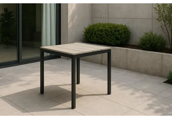 90x90 Cyprus | Wood + 4x Isabel | Sand