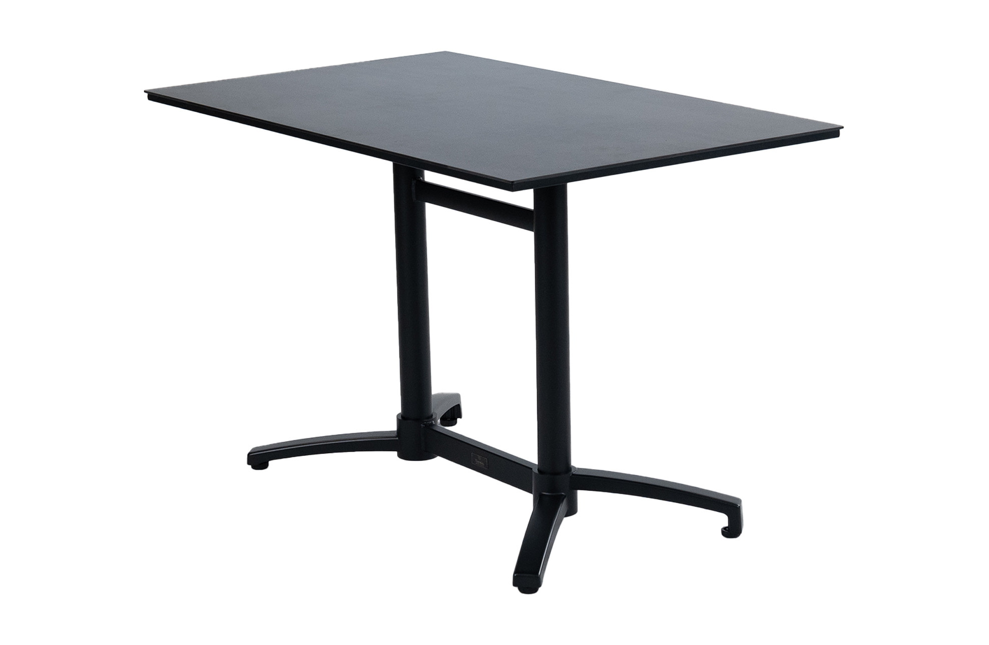 Normin Inklapbare terrastafel Gent 120x70cm | Black