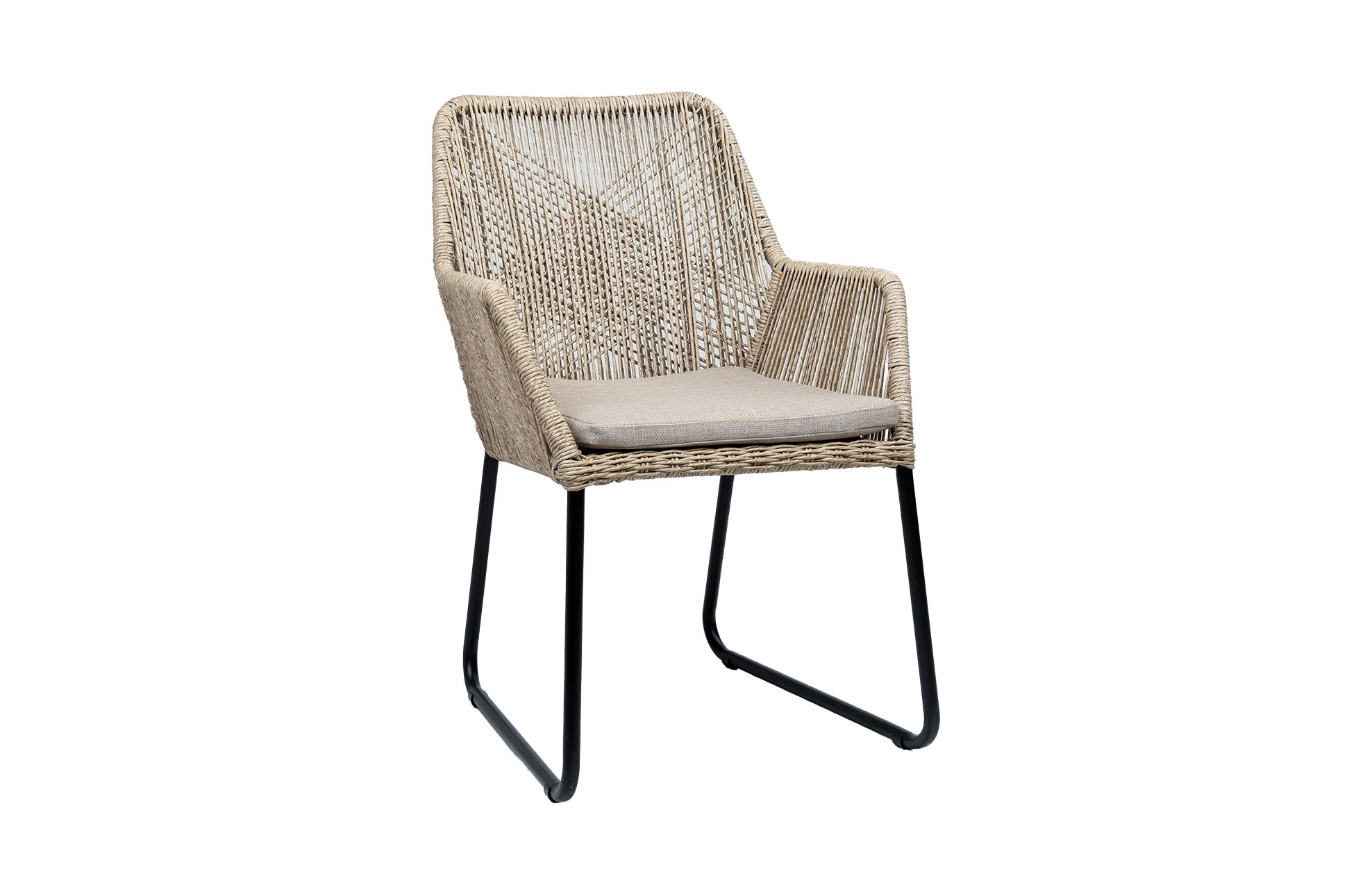 4 Seizoenen Tuinmeubelen Dining tuinstoel Mona | Sand | Rope