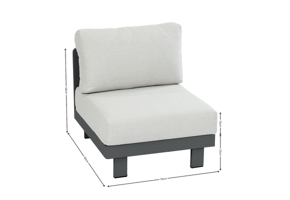 Middenelement Tulum | Black & Beige