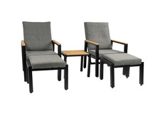 Duo Loungeset Coda | Aluminium