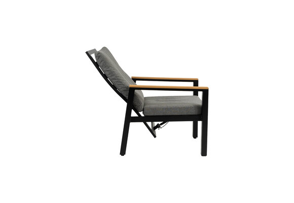 Duo Loungeset Coda | Charcoal | Aluminium