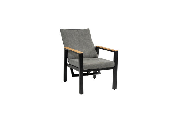 Duo Loungeset Coda | Charcoal | Aluminium