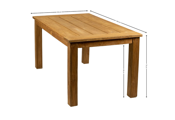 Tuintafel Ayra 160x90cm | Teakhout