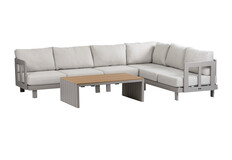 Hoek loungeset Tulum | 5-delig | Camel