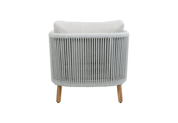 Loungestoel Es Vedra | Teakhout & Cream