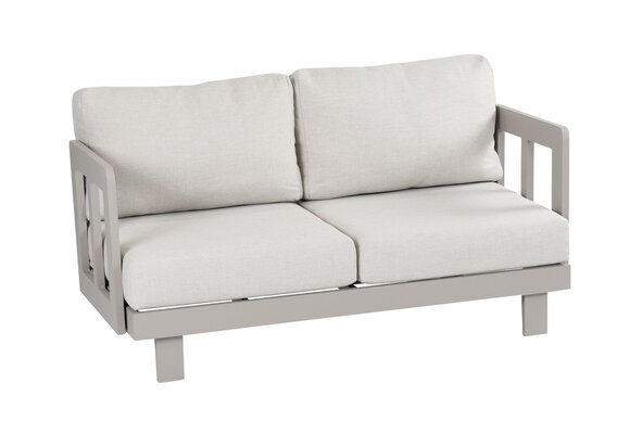 2-persoonsbank Tulum | Camel | Aluminium