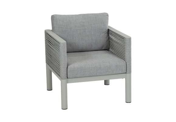 Loungestoel Cuba | Sand | Rope & Aluminium