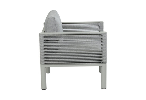 Loungestoel Cuba | Sand | Rope & Aluminium