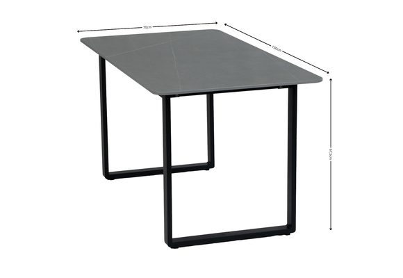 Hoek Lounge Dining Set Reims | Loungestoel Cuba | Rechts | Black