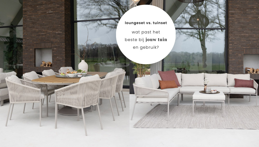 loungeset of tuinset