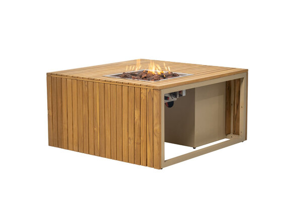 Vuurtafel Mida 95x95cm | Sand | Enjoyfires