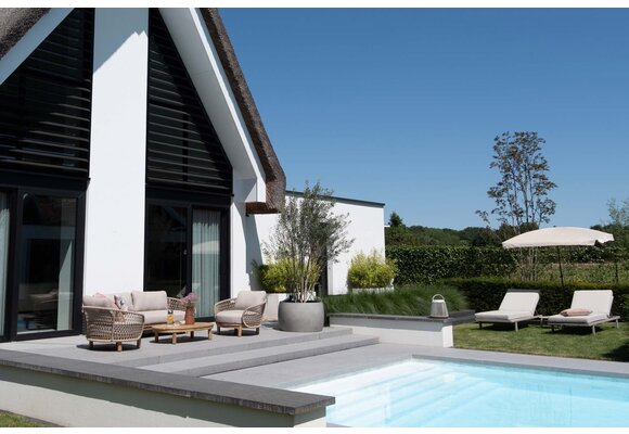 4-Delige Loungeset Maka | Acacia Teaklook & Sand