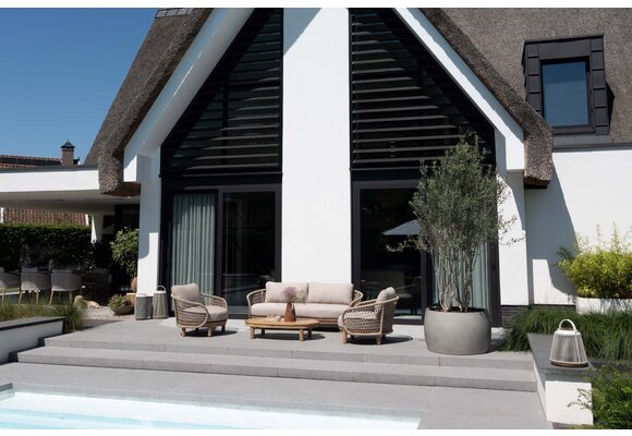 4-Delige Loungeset Maka | Acacia Teaklook & Sand