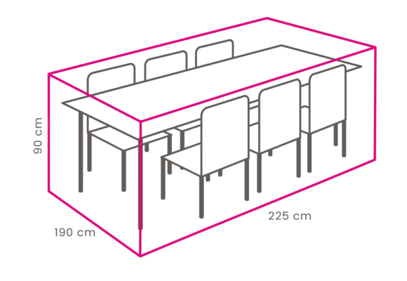 Outdoor Covers Tuinset beschermhoes | 225x195x90cm