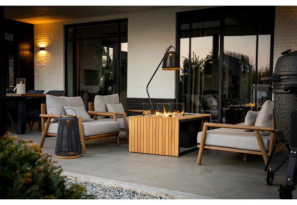 Vuurtafel Mida 120x75cm | Black | Enjoyfires