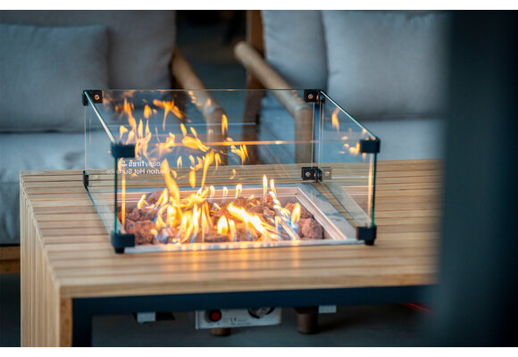 Vuurtafel Mida 120x75cm | Black | Enjoyfires