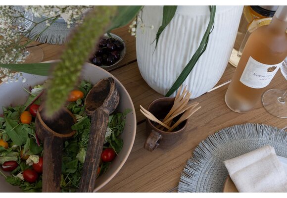 Tuintafel Cadiz 180x115cm | Tecon Teak & Camel