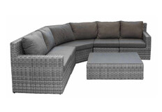 XL-Hoek Loungeset Santonio | 6-delig | Wicker