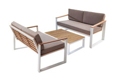 Loungeset Melton | 3-delig | Acacia | Eurofar