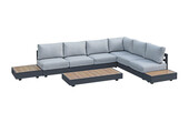 Hoek Loungeset Fosega | 5-delig | Aluminium