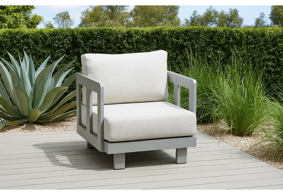 Loungestoel Tulum | Camel & Beige