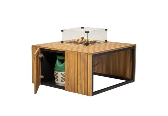 Vuurtafel Mida 95x95cm | Black | Enjoyfires