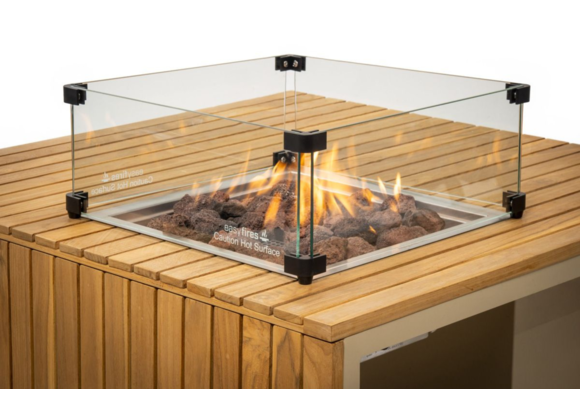 Vuurtafel Mida 95x95cm | Sand | Enjoyfires