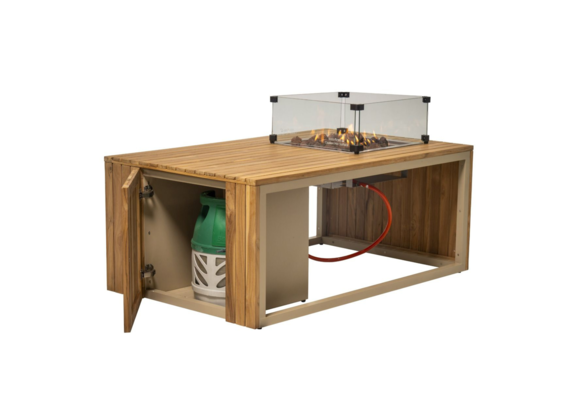 Vuurtafel Mida 120x75cm | Sand | Enjoyfires